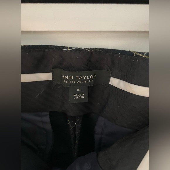 Ann Taylor Devin Plaid Pants - Picture 3 of 4